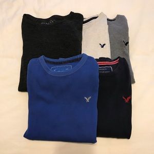 Bundle of 5 American Eagle Long Sleeve Shirts